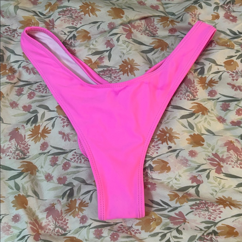 Vibrant Pink Bikini Bottom size S Brazilian